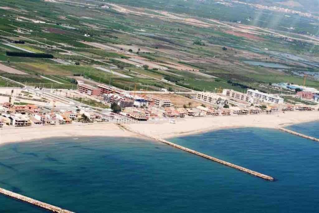 普索尔Apto Con Piscina En La Playa Cerca De Vlc Con Ac公寓 外观 照片